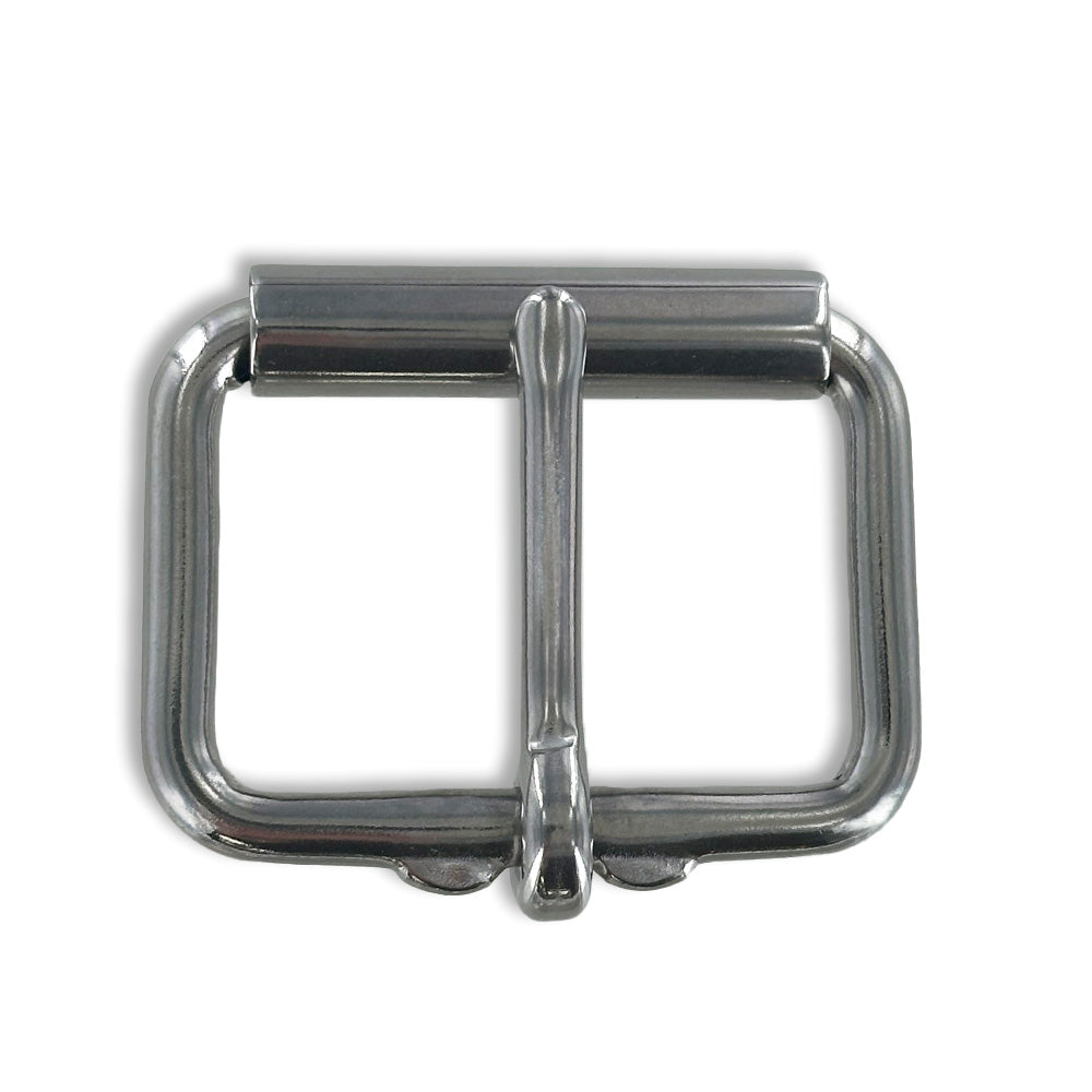 Beltenza 1.75" Nickel #3 Roller Buckle