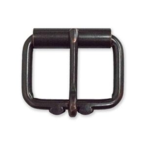 Beltenza 1.5" Distressed Bronze #3 Roller Buckle