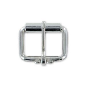 Beltenza 1.25" Nickel #3 Roller Buckle