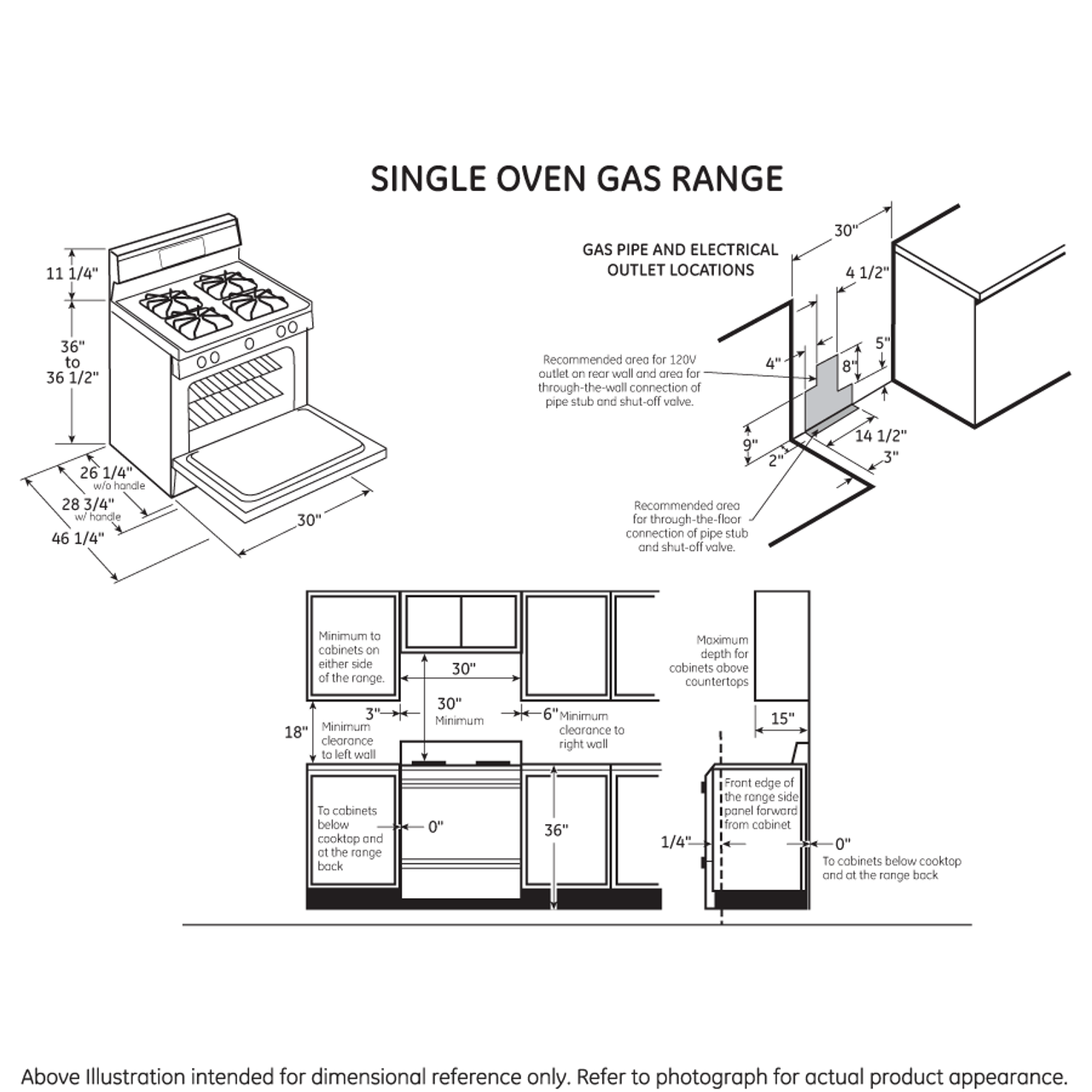 GE 30″ Freestanding Gas Range - Image 14