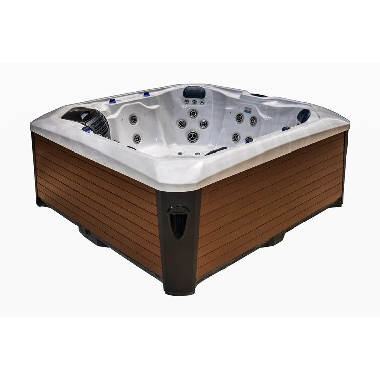 76 – Jet Acrylic Square Hot Tub with Ozonator - Image 17