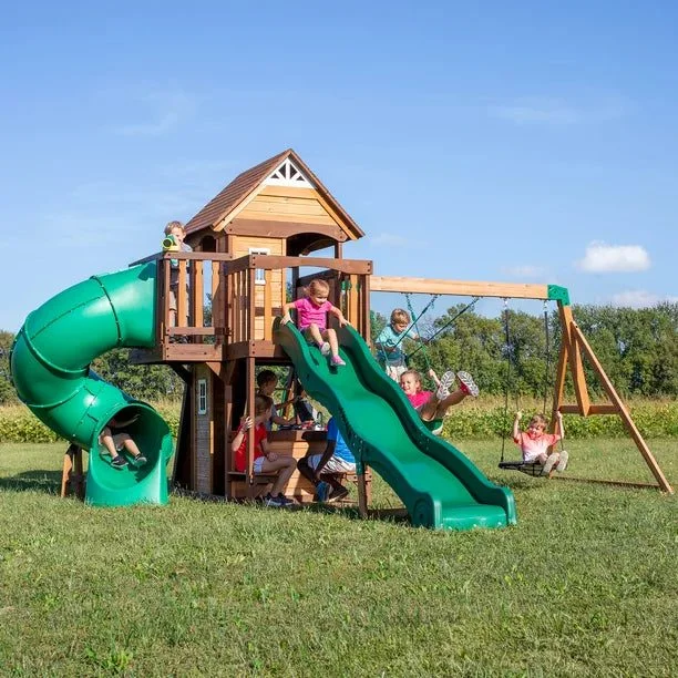 Backyard Discovery Cedar Cove Swing Set - Image 2
